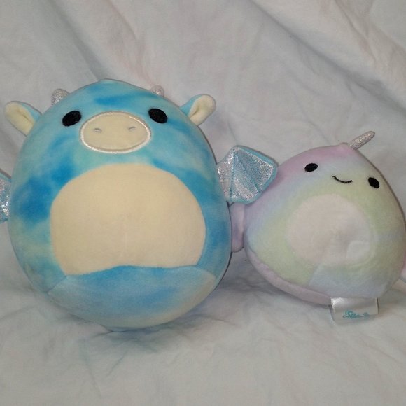 Squishmallows Other - Squishmallows Marianovella &  A Blue Dragon